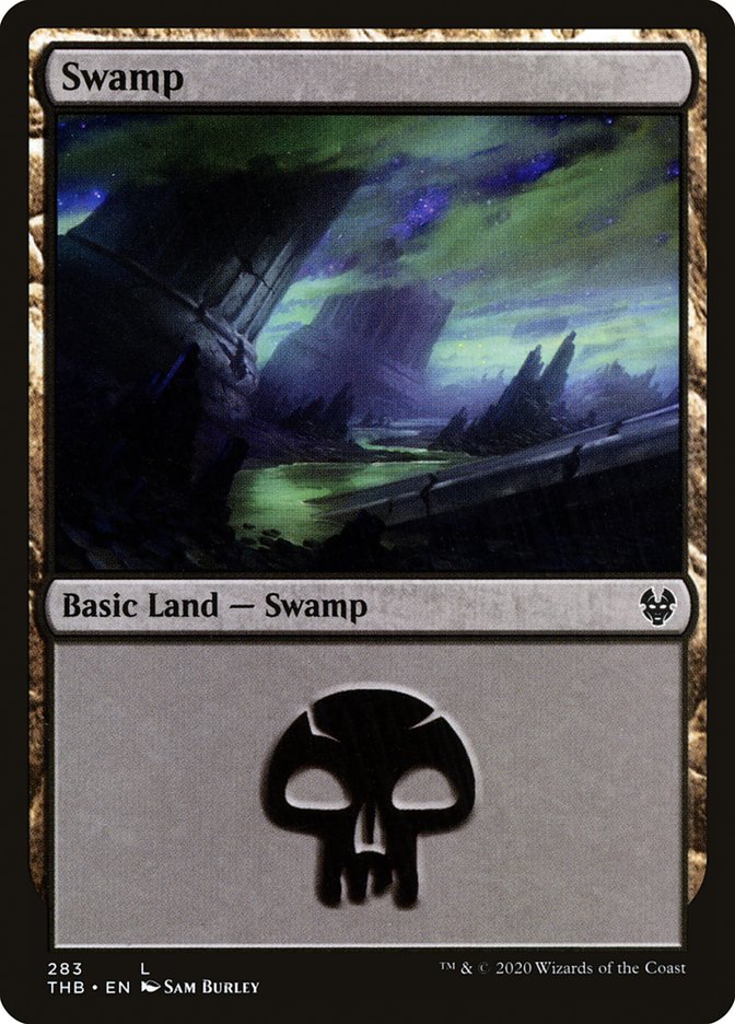 Swamp (#283) - (Foil): Theros Beyond Death