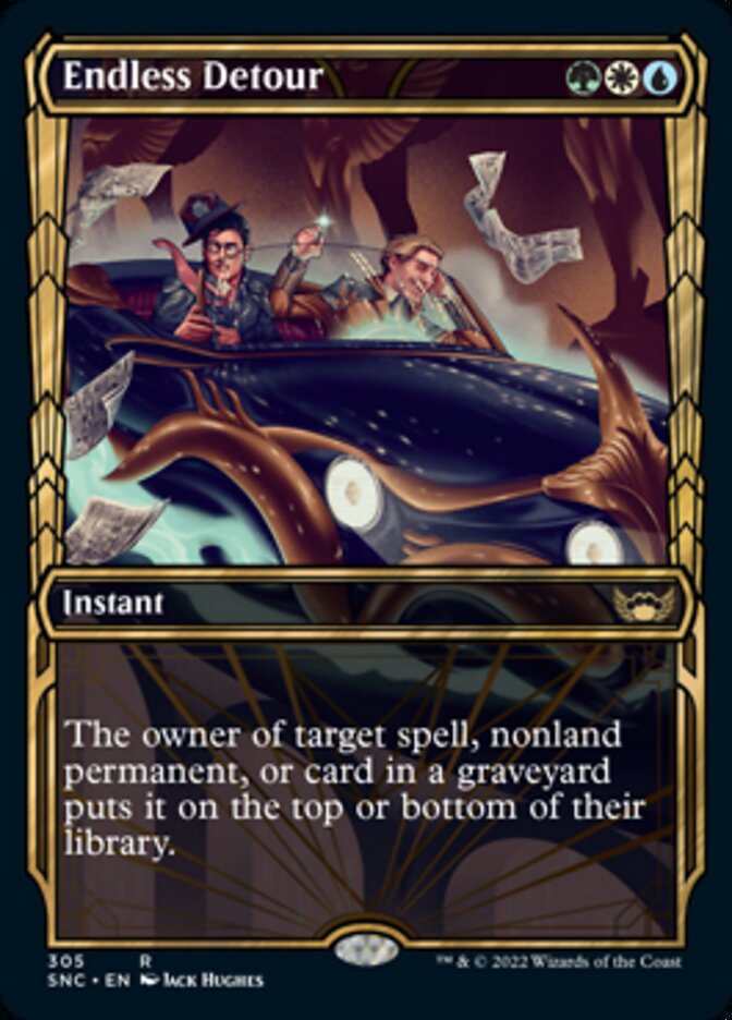 Endless Detour (Showcase) - (Foil): Streets of New Capenna