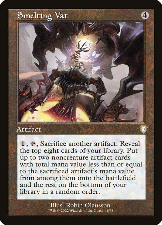 Smelting Vat (Retro Frame): The Brothers' War Commander