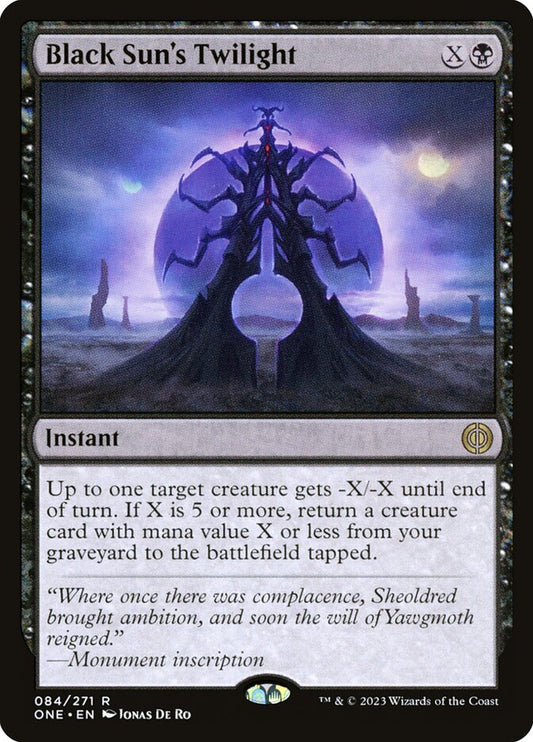 Black Sun's Twilight - (Foil): Phyrexia: All Will Be One