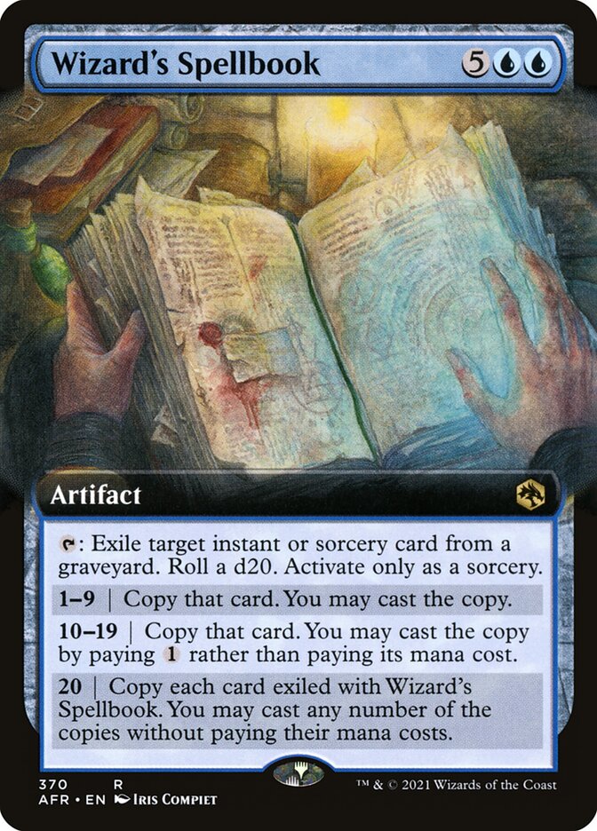 Wizard's Spellbook (Extended Art): Adventures in the Forgotten Realms