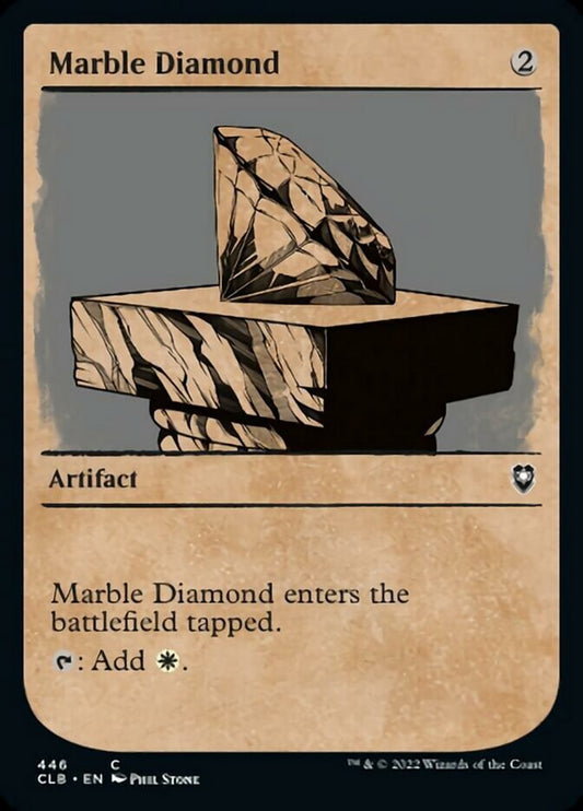 Marble Diamond (Showcase) - (Foil): Commander Legends: Battle for Baldur's Gate