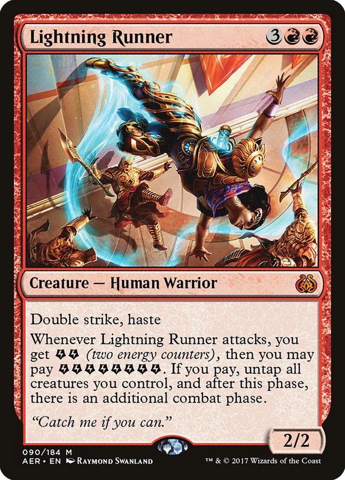 Lightning Runner - (Foil): Aether Revolt