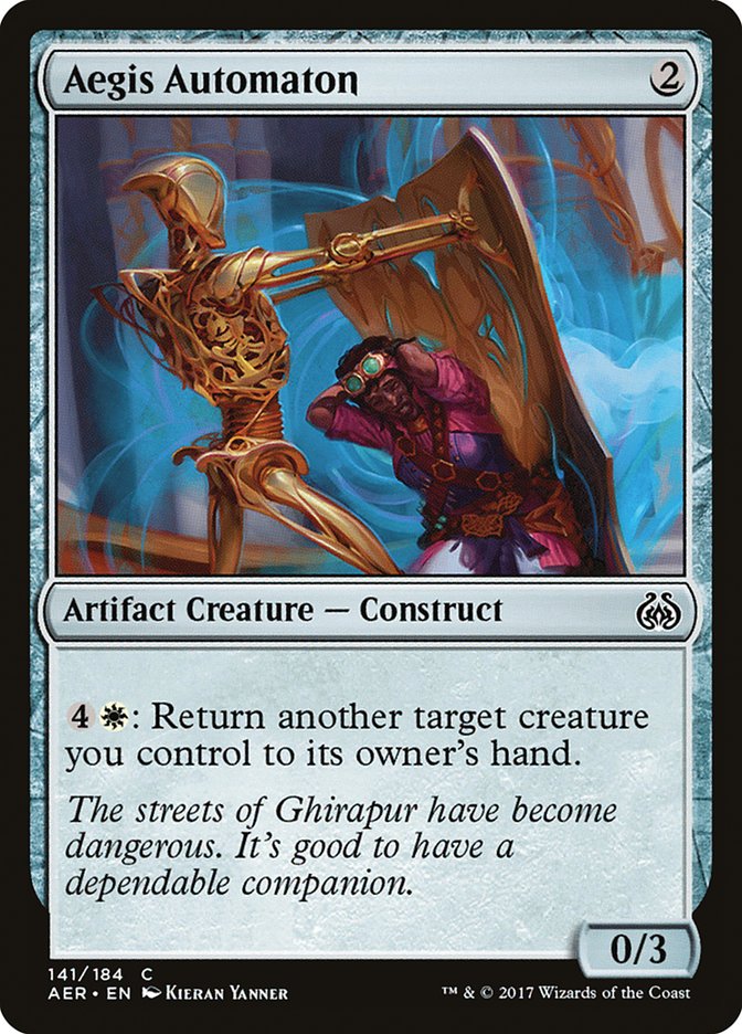 Aegis Automaton - (Foil): Aether Revolt