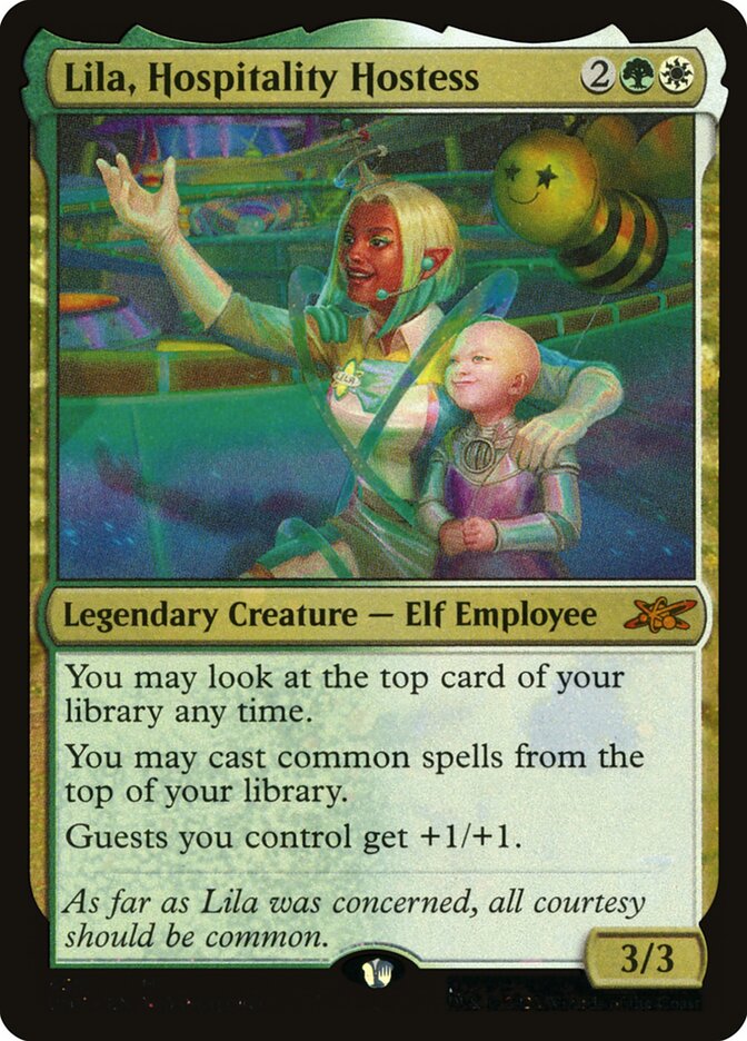 Lila, Hospitality Hostess (Galaxy Foil) - (Foil): Unfinity