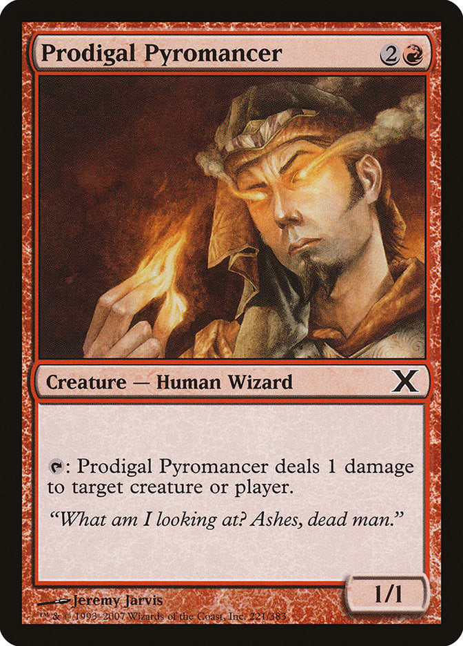 Prodigal Pyromancer - (Foil): Tenth Edition