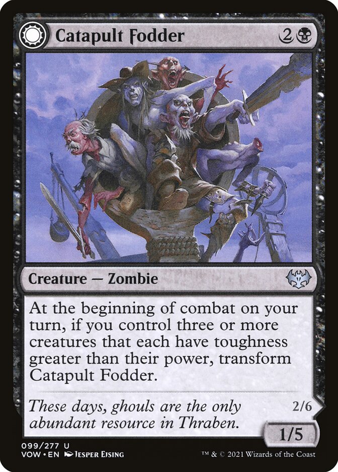 Catapult Fodder // Catapult Captain: Innistrad: Crimson Vow