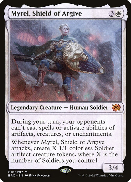 Myrel, Shield of Argive - (Foil): The Brothers' War