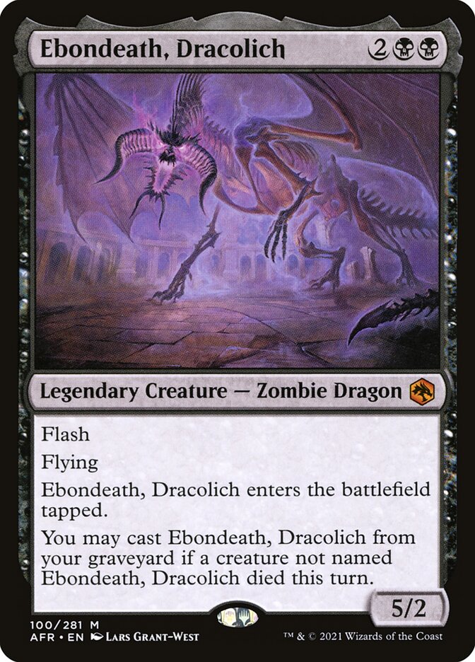 Ebondeath, Dracolich: Adventures in the Forgotten Realms