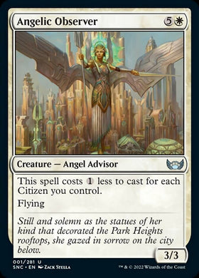 Angelic Observer - (Foil): Streets of New Capenna