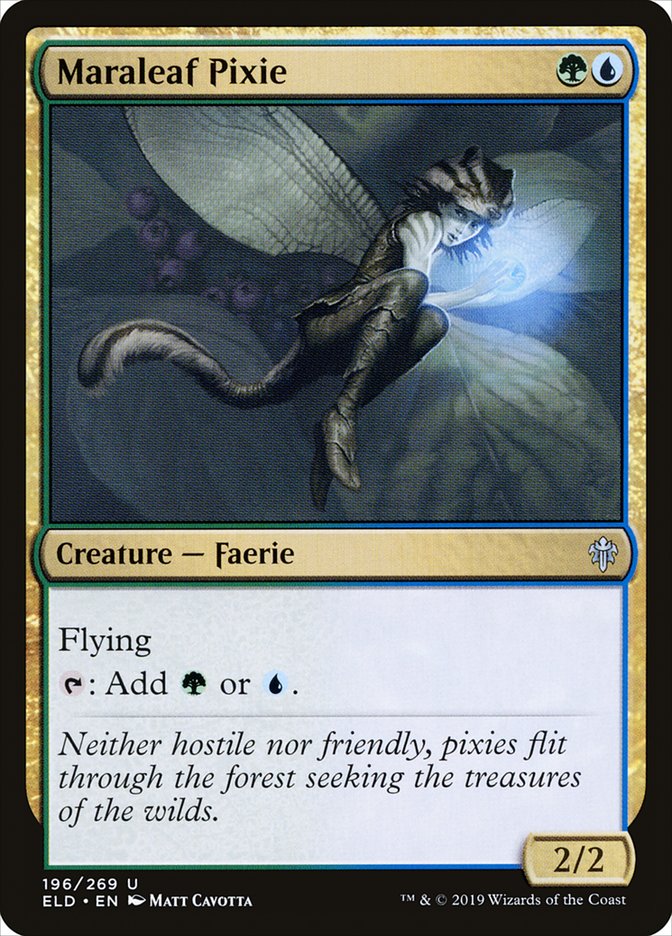 Maraleaf Pixie: Throne of Eldraine