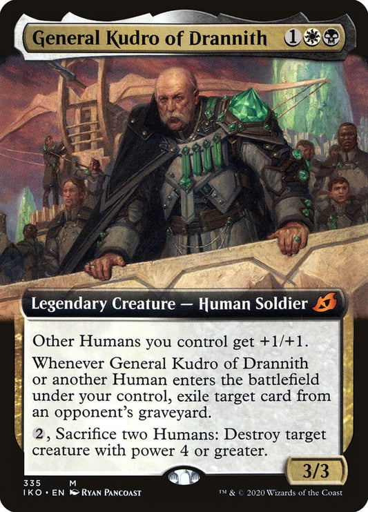General Kudro of Drannith (Extended Art) - (Foil): Ikoria: Lair of Behemoths