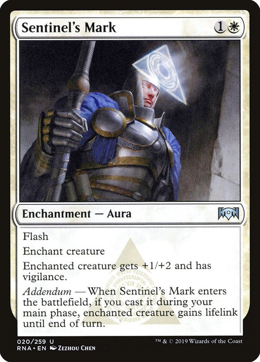 Sentinel's Mark - (Foil): Ravnica Allegiance