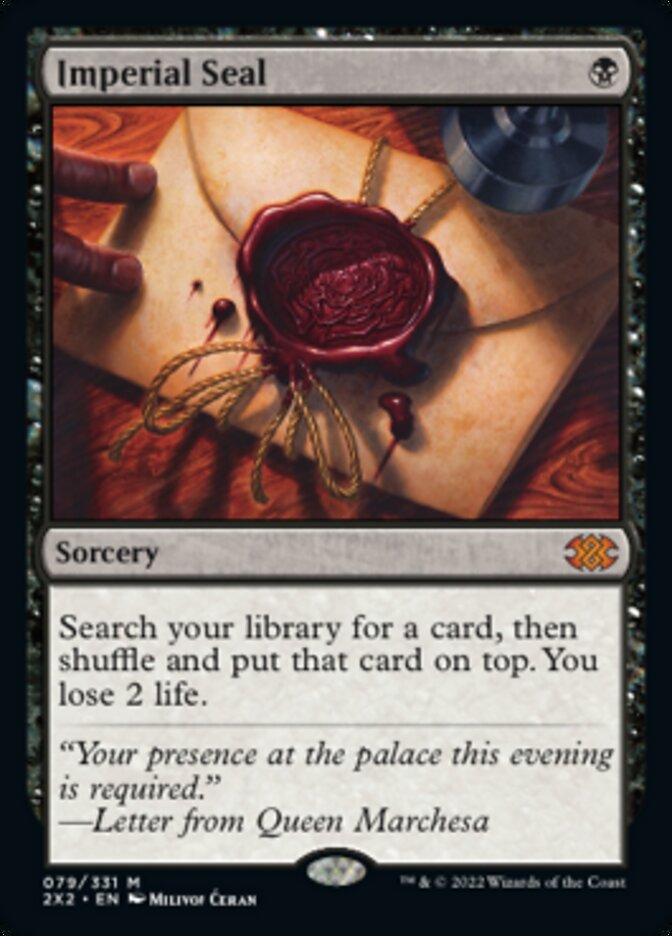 Imperial Seal - (Foil): Double Masters 2022