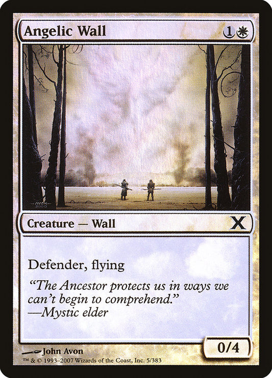 Angelic Wall - (Foil): Tenth Edition