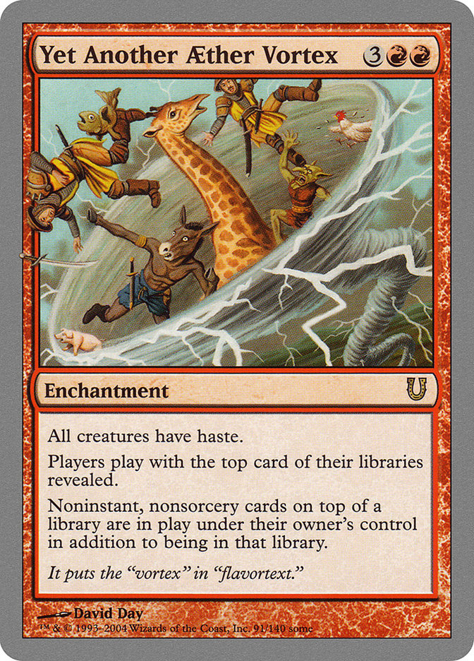 Yet Another Aether Vortex - (Foil): Unhinged