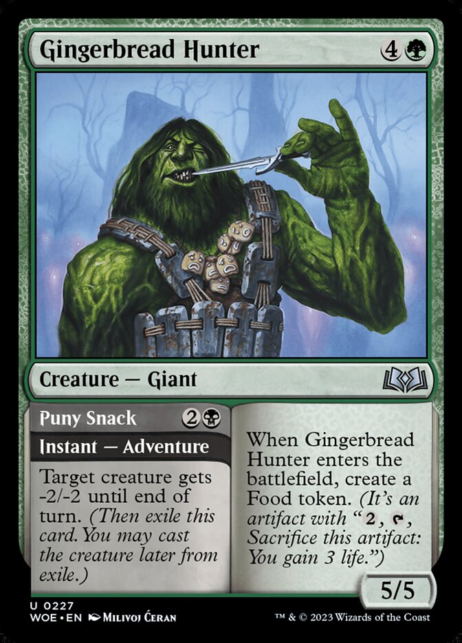 Gingerbread Hunter // Puny Snack: Wilds of Eldraine