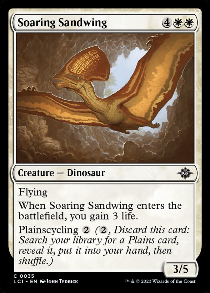 Soaring Sandwing - (Foil): Lost Caverns of Ixalan
