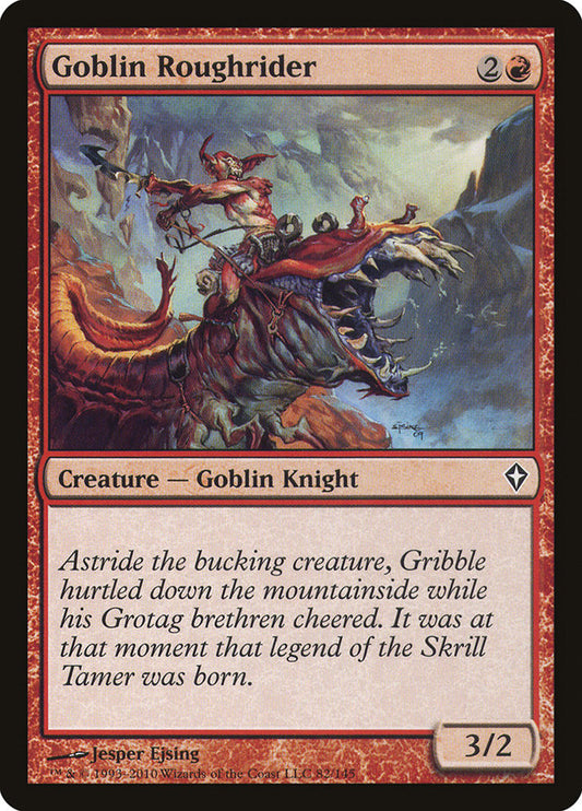 Goblin Roughrider - (Foil): Worldwake