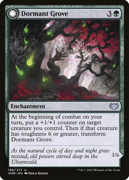 Dormant Grove // Gnarled Grovestrider: Innistrad: Crimson Vow