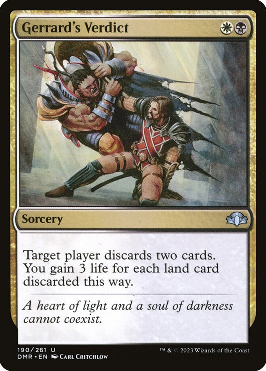 Gerrard's Verdict: Dominaria Remastered