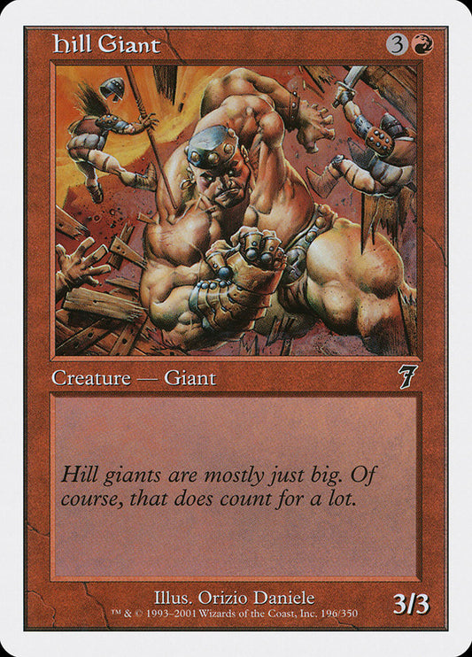 Hill Giant: Seventh Edition