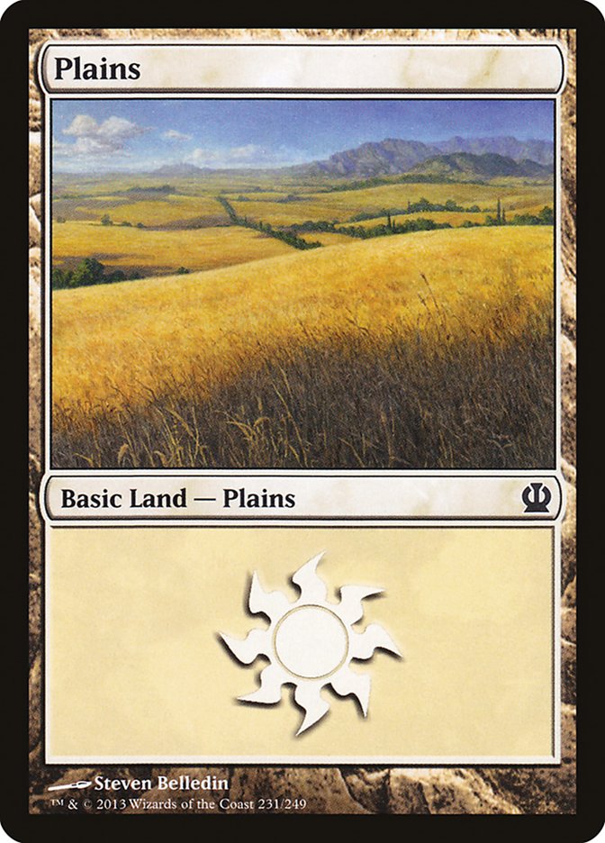 Plains (#231) - (Foil): Theros
