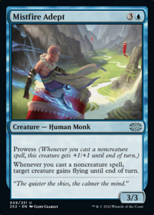 Mistfire Adept - (Foil): Double Masters 2022