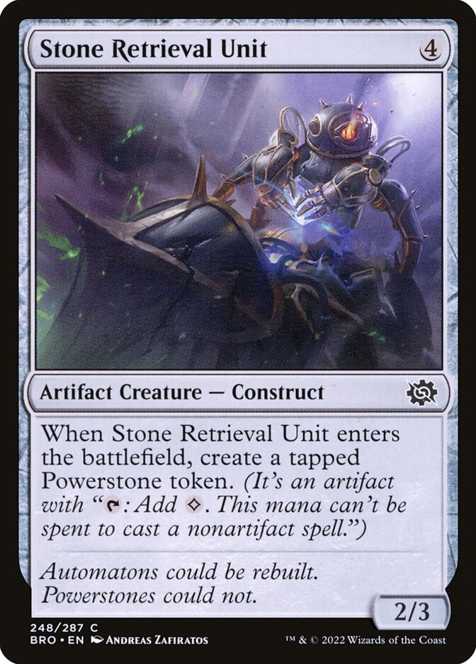 Stone Retrieval Unit - (Foil): The Brothers' War