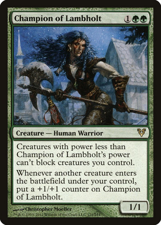 Champion of Lambholt - (Foil): Avacyn Restored