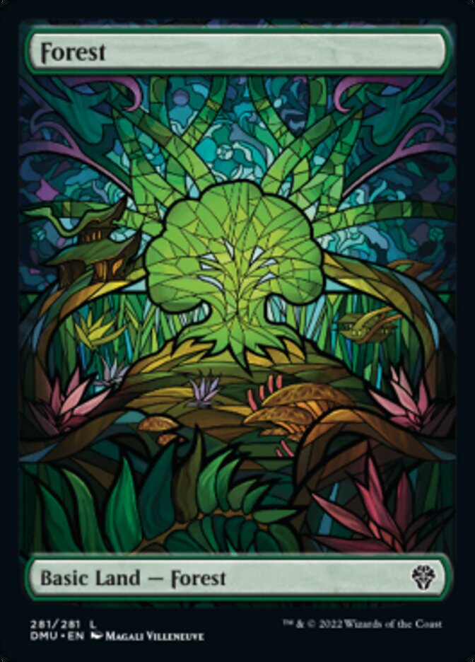 Forest (Full Art) (#281) - (Foil): Dominaria United