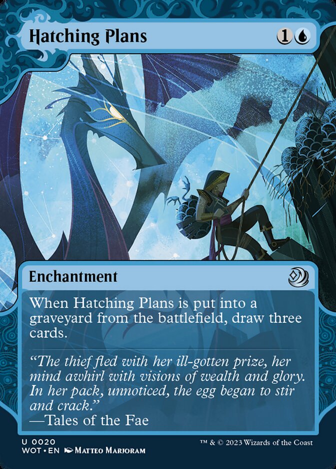 Hatching Plans (#020) - (Foil): Wilds of Eldraine: Enchanting Tales