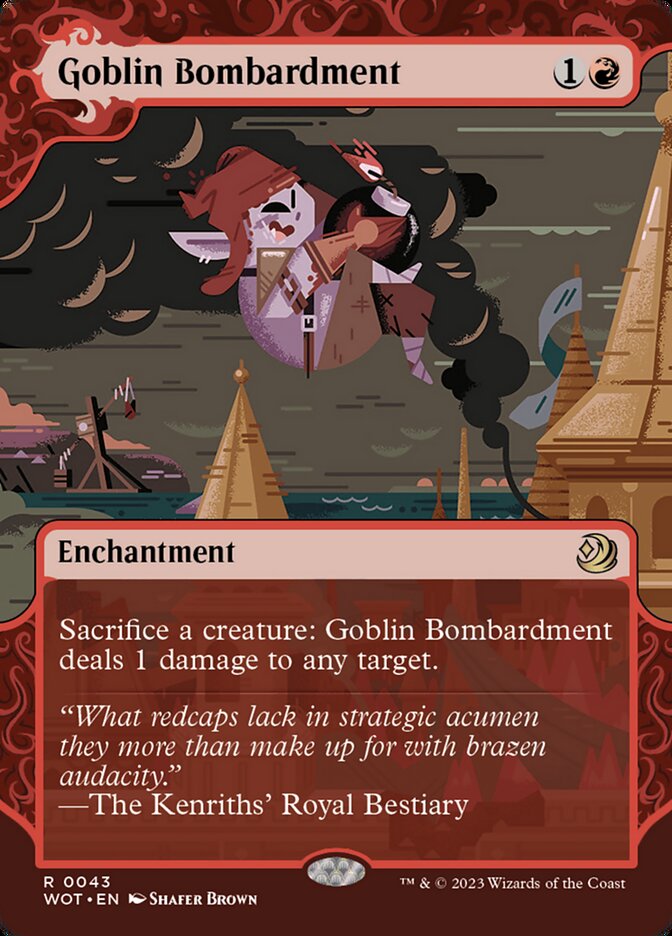 Goblin Bombardment (#043): Wilds of Eldraine: Enchanting Tales
