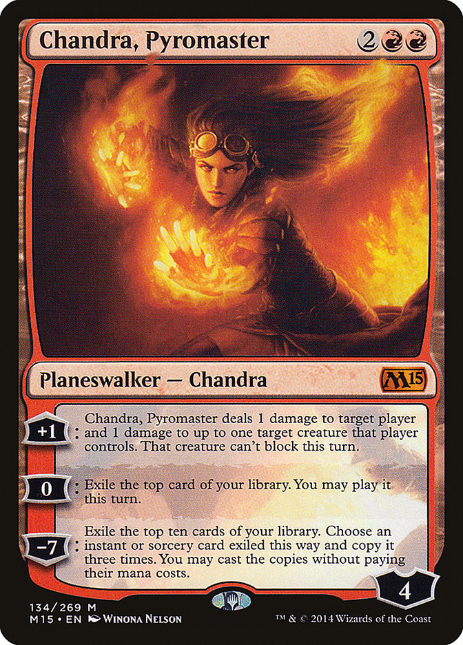 Chandra, Pyromaster - (Foil): Magic 2015