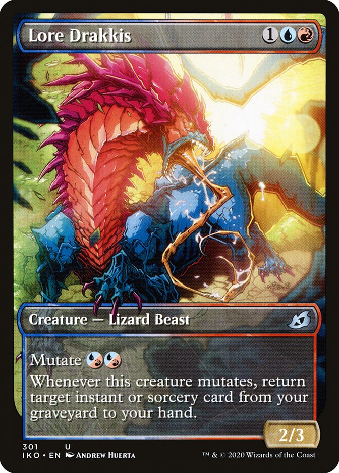 Lore Drakkis (Showcase) - (Foil): Ikoria: Lair of Behemoths