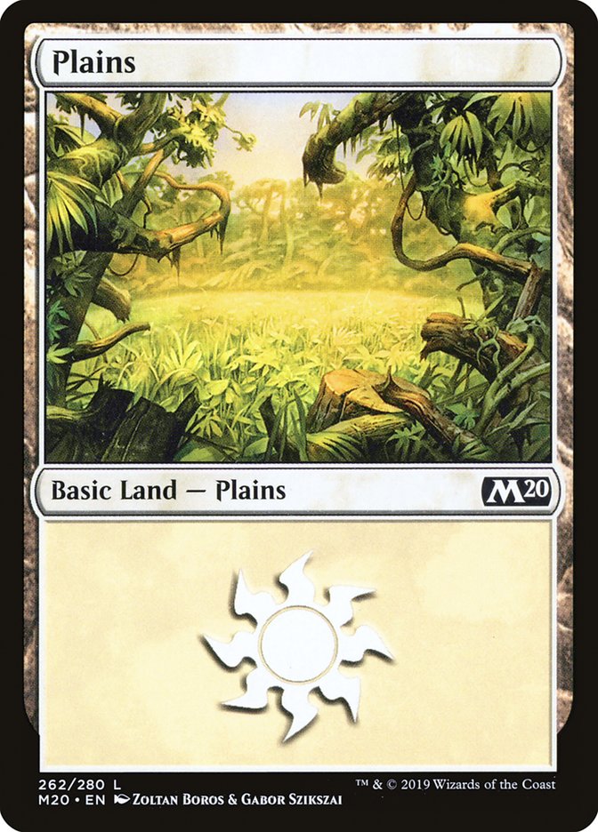 Plains (#262) - (Foil): Core Set 2020