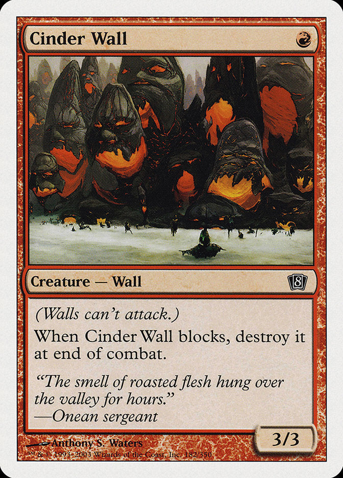 Cinder Wall: Eighth Edition