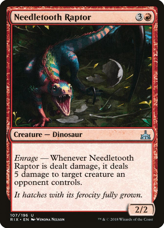 Needletooth Raptor: Rivals of Ixalan
