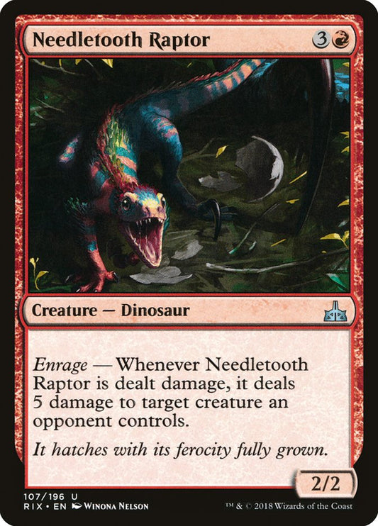 Needletooth Raptor: Rivals of Ixalan