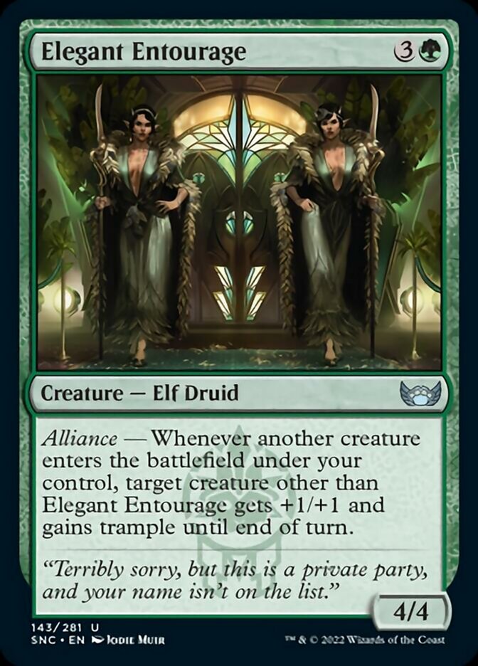 Elegant Entourage - (Foil): Streets of New Capenna