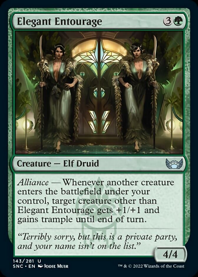 Elegant Entourage - (Foil): Streets of New Capenna