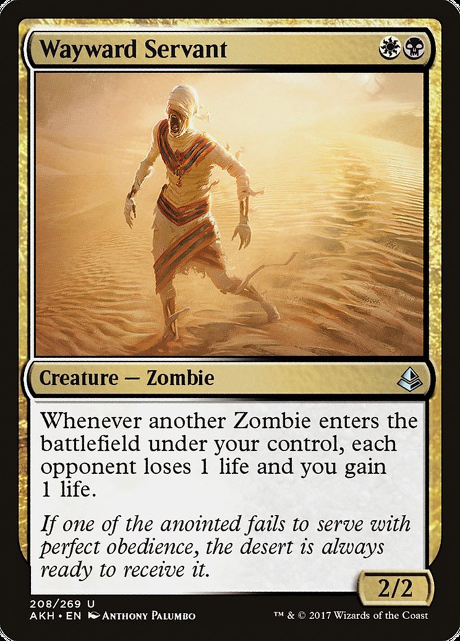Wayward Servant - (Foil): Amonkhet