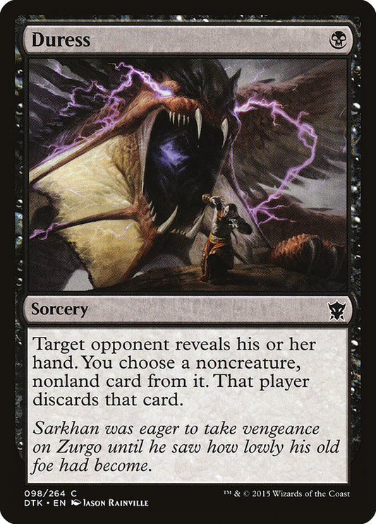 Duress - (Foil): Dragons of Tarkir