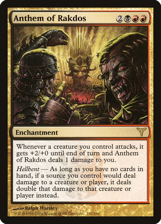 Anthem of Rakdos - (Foil): Dissension