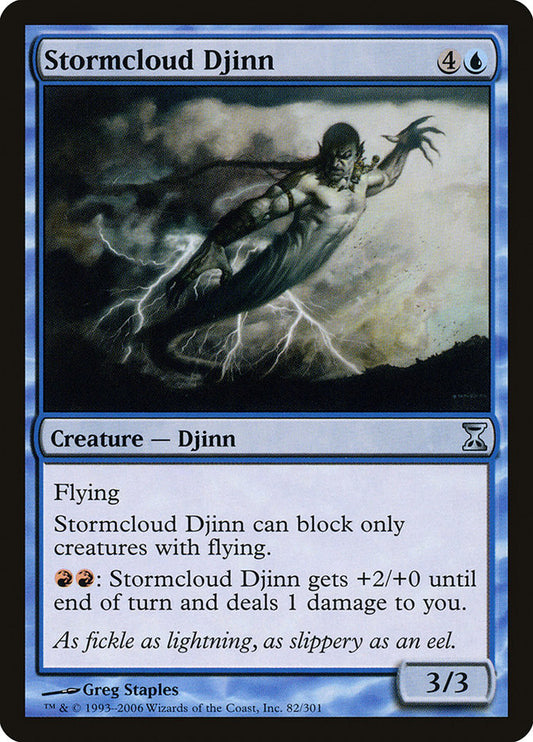Stormcloud Djinn - (Foil): Time Spiral