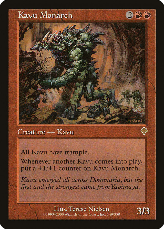Kavu Monarch - (Foil): Invasion
