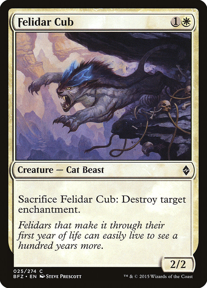 Felidar Cub: Battle for Zendikar