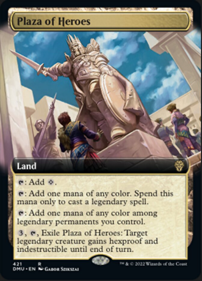 Plaza of Heroes (Extended Art): Dominaria United