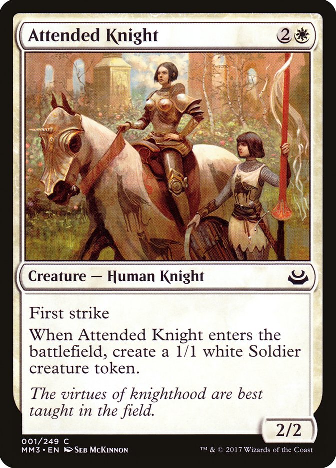 Attended Knight: Modern Masters 2017