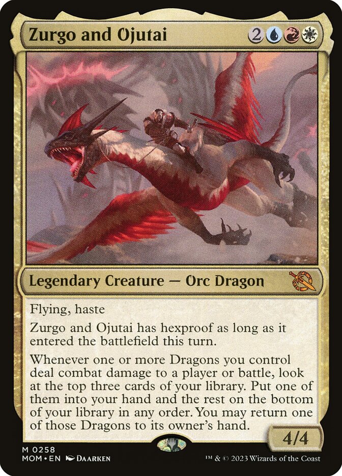 Zurgo and Ojutai - (Foil): March of the Machine